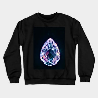 Shine Amethyst tear drop Crewneck Sweatshirt